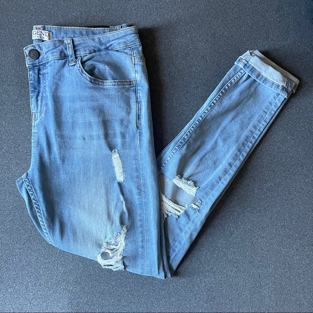 Legend London Co Ripped Denim